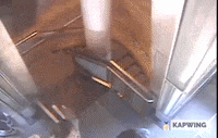 People Running Inside Building Earthquake GIF