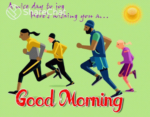 People Running To Have Good Morning Exercise GIF