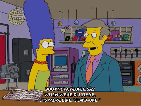 People Say When We're On Stage GIF