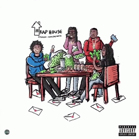 People Sitting Around Table With Rap House