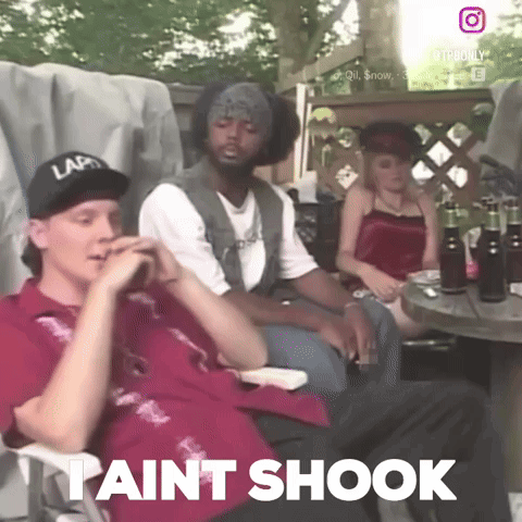 People Sitting At Table Paint Shook GIF