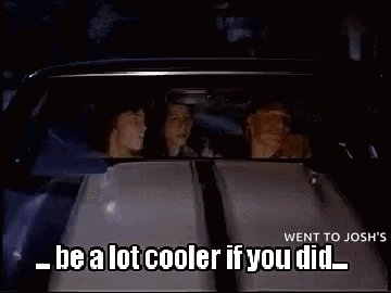 People Sitting in Car Saying Be a Lot Cooler If You Did