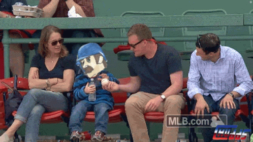 People Sitting in Stadium With mlb.com
