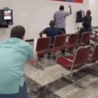 People Sitting in Waiting Room