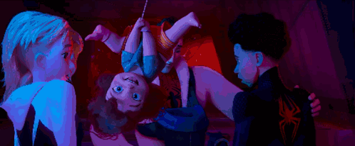 People Standing Around Upside Down Baby GIF