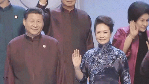People Waving Together