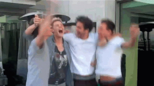 People With Arms In Air GIF