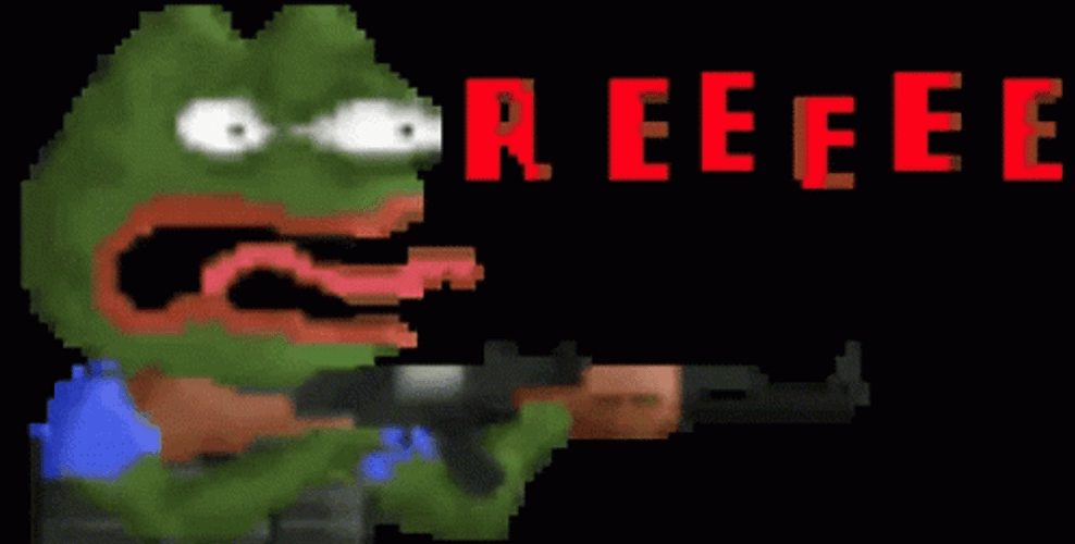 Pepe And His Gun Reeee GIF