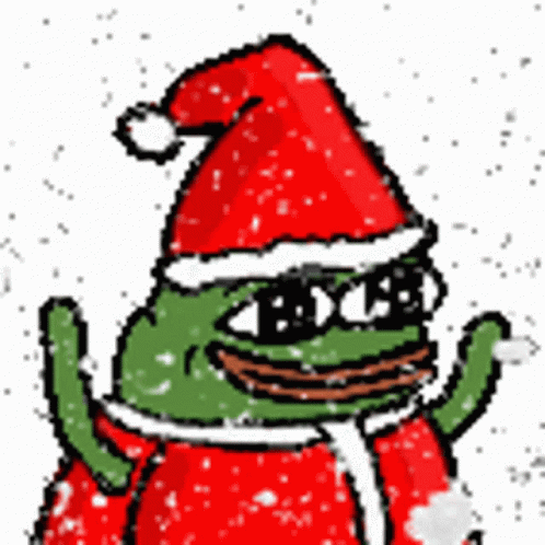 Pepe Dancing Santa Claus GIF