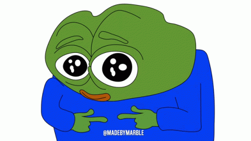 Pepe Frog Innocent Looking GIF