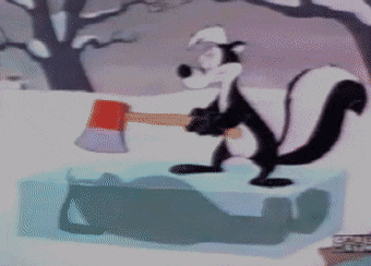 Pepe Le Pew Ax Ice Breaker GIF