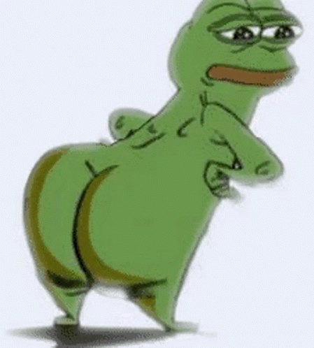 Pepe Meme Cringe Sad Butt GIF
