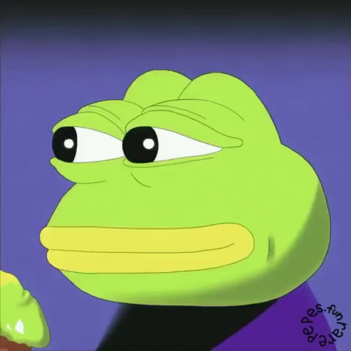 Pepe Meme Ice Cream Melting GIF