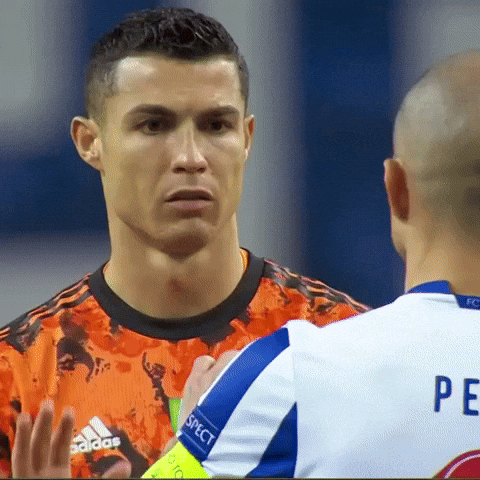 Pepe Portugal Hugs Cristiano Ronaldo GIF