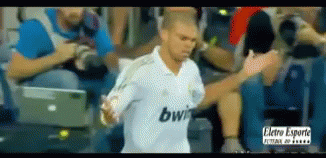 Pepe Portugal Kick Other Player GIF
