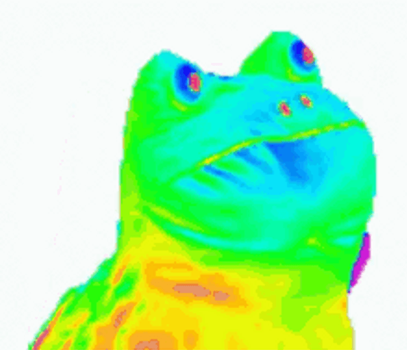 Pepe The Frog Meme Disco Party Rainbow Dance GIF