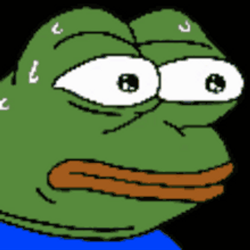 Pepe The Frog Meme Sweating Nervous GIF