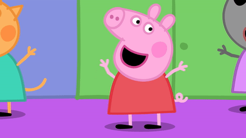 Peppa Pig Dance School Friends GIF