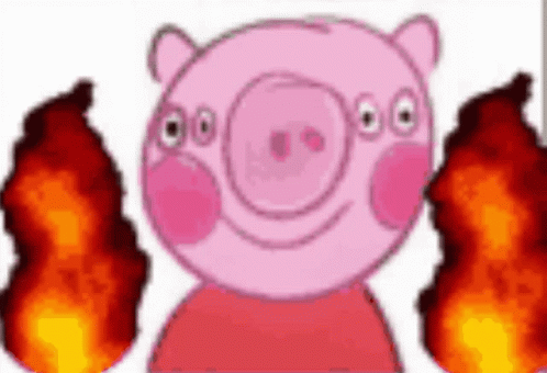 Peppa Pig Four Eyed Fire GIF