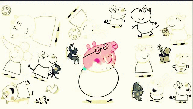 Peppa Pig Game Color GIF