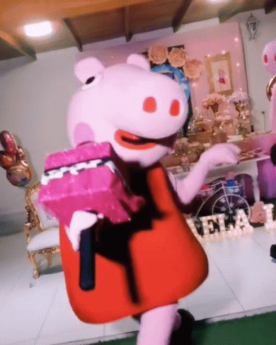 Peppa Pig Mob Dance Meme GIF