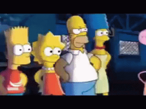 Peppa Pig The Simpsons Cross Over Meme GIF