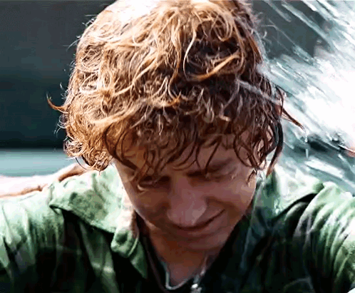 Percy Jackson Getting Wet GIF