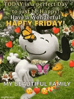 Perfect Day to Be Happy Happy Friday Beautiful Family