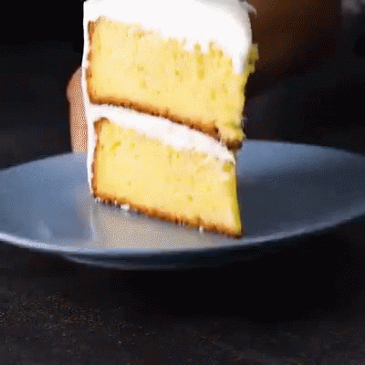 Perfect Sliced Moist Cake GIF