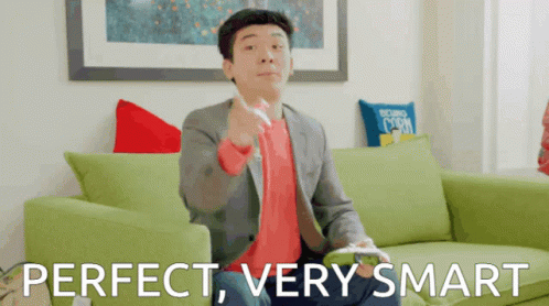 Perfect Very Smart Steven He GIF