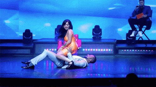 Performing Dry Hump On Stage GIF