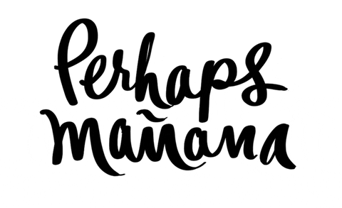 Perhaps Tomorrow Black And White GIF