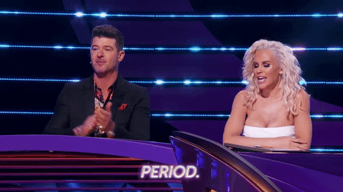 Periodt Robin Thicke Applauding GIF