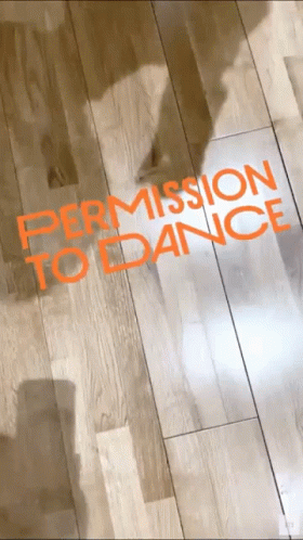 Permission to Dance on Wooden Floor