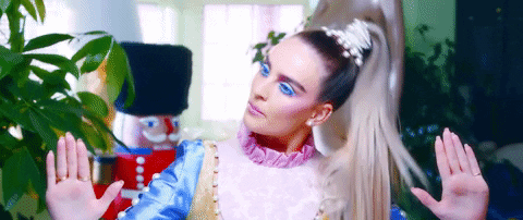 Perrie Edwards Pony Tail In Bounce Back Mv GIF