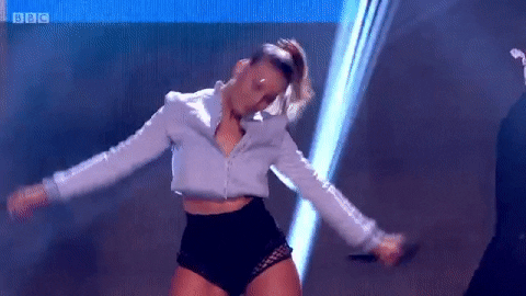 Perrie Edwards Spinning Her Pony Tail GIF
