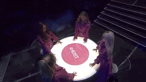 Perrie Pony Brit Awards 2019 Aerial Shot GIF