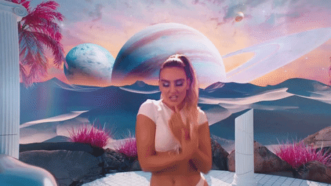 Perrie Pony Little Mix Holiday Music Video GIF