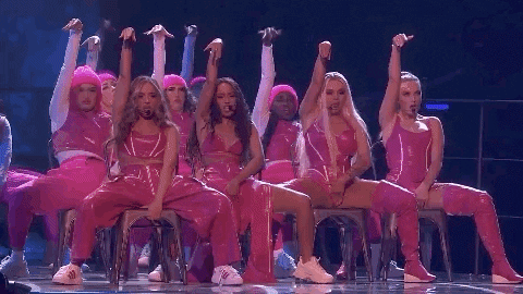 Perrie Pony Performing At Brit Awards 2019 GIF