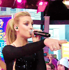 Perrie Pony Singing On Stage GIF