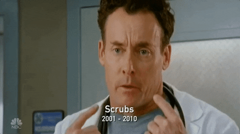 Perry Cox Nepotism Reaction GIF