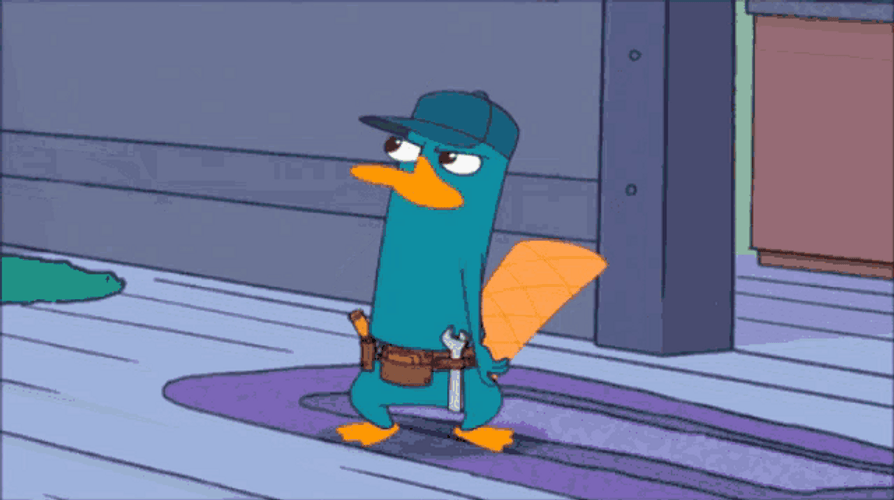 Perry The Platypus Angry With Dr. Heinz Doofenshmirtz GIF