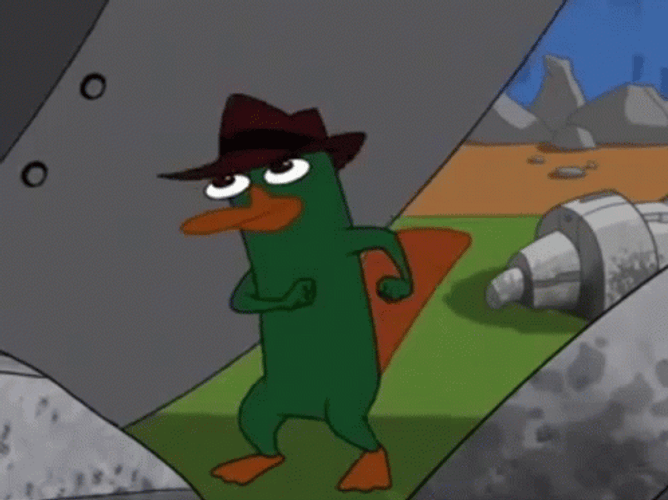 Perry The Platypus Dancing Seriously GIF