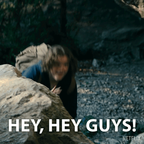 Person Climbing Rock Netflix Ad
