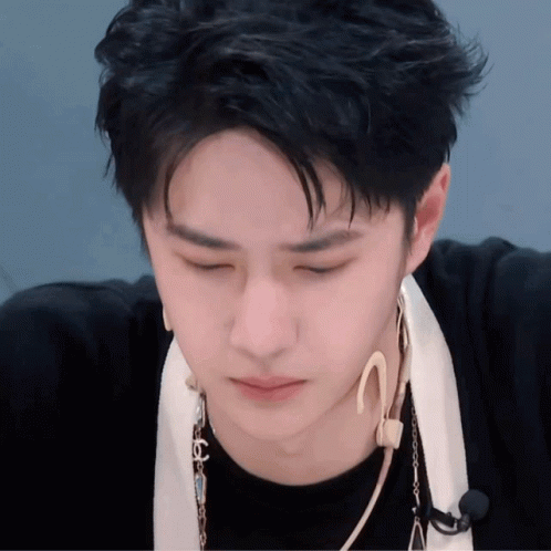 Person Close Up With Microphone GIF