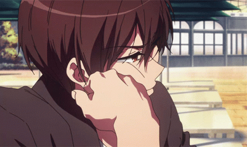 Person Covering Face With Hand GIF