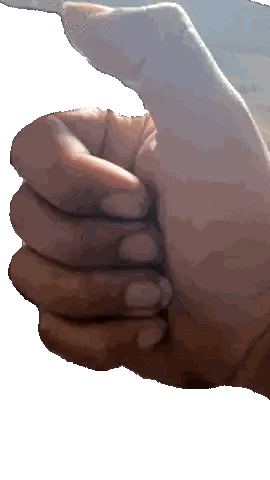 Person Crossing Fingers Close Up