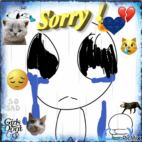 Person Crying Sorry