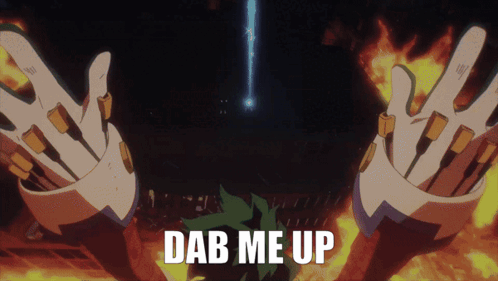 Person Dabbing With Dab Me Up GIF