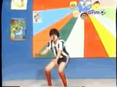 Person Dancing in Front of Grim Wall
